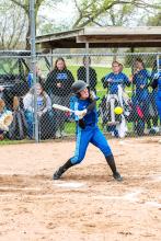 Samantha Marx at-bat for the Huskies on April 27. Photo by Peterman Sports Photography • times1reporter@gmail.com